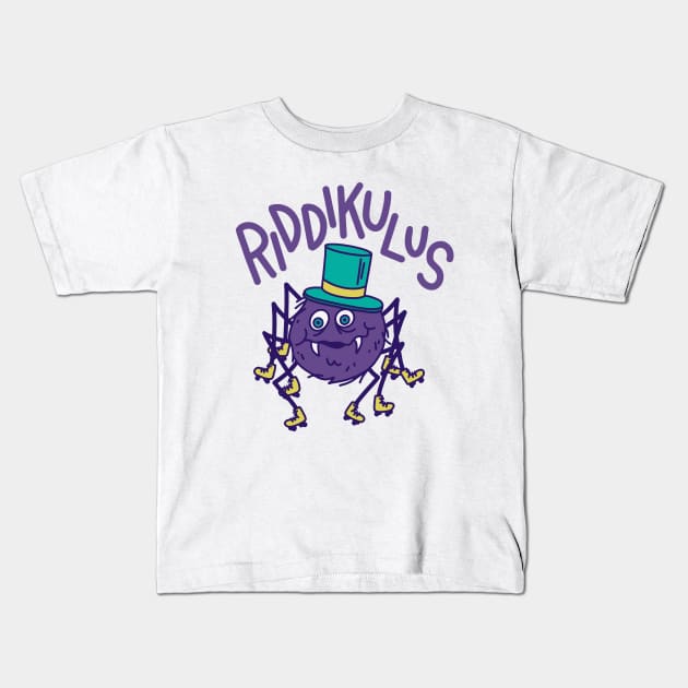 Riddikulus - Ron's Spider Fears Made Funny Kids T-Shirt by sombreroinc